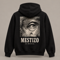 Buzo Negro con Capucha Mestizo