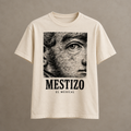 Remera Blanca Manga Corta Mestizo